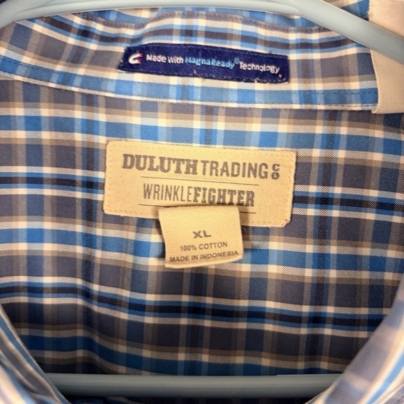 Duluth Trading Shirt  Wrinklefighter XL Men's Workwear Cowboy Rodeo - Picture 3 of 6